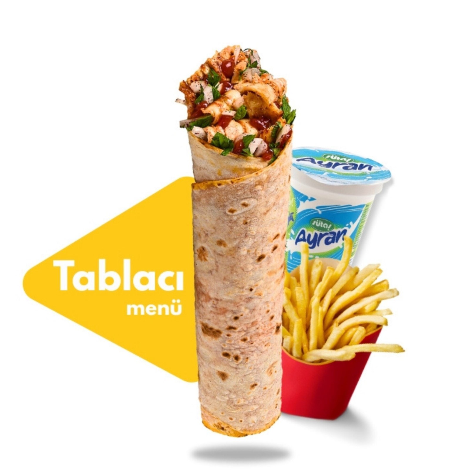 Tablacı Tavuk Döner Dürüm Menü
