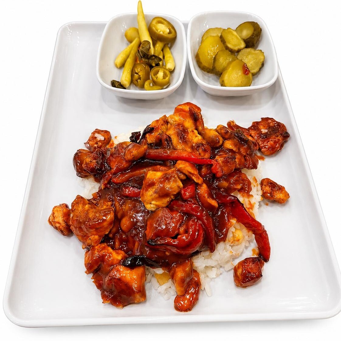 Pilav Üstü Barbekü Soslu Tavuk
