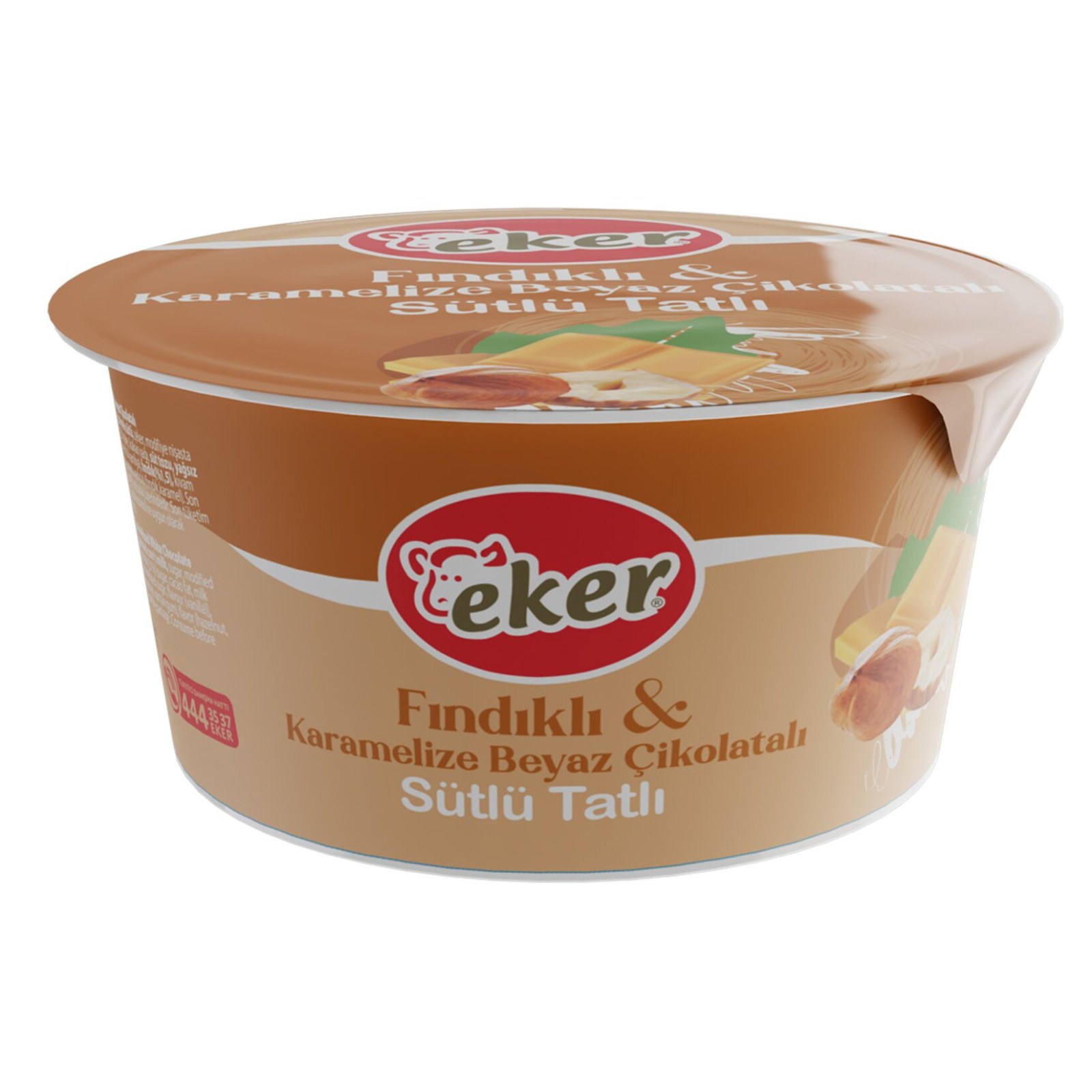 Fındıklı Karamelize Beyaz Çikolatalı Sütlü Tatlı
