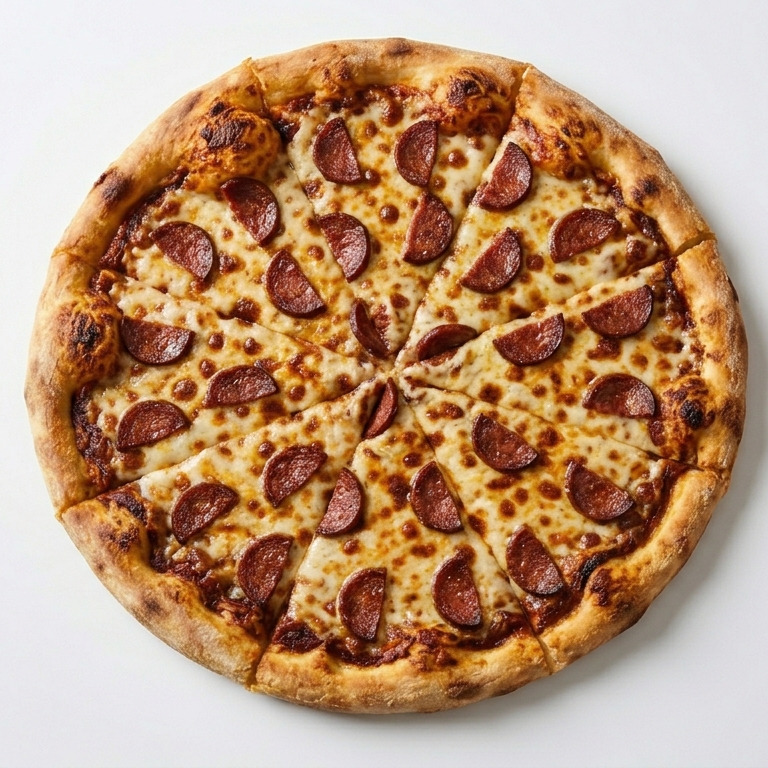 Mini Kaşarlı Sucuklu Pizza