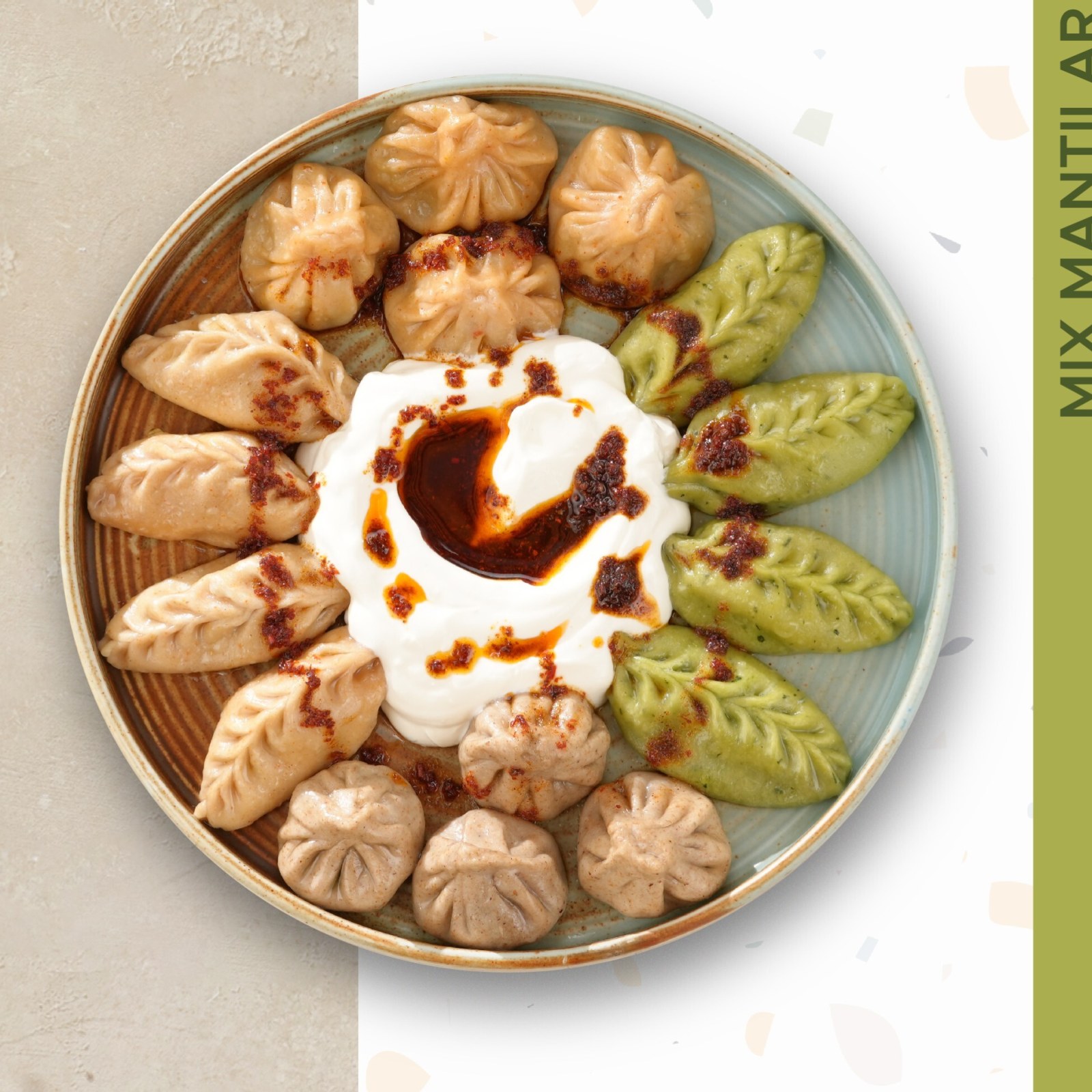 Vegan Kızartmış Mix Mantı