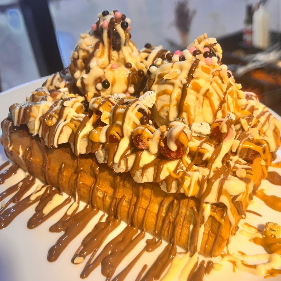 Lotuslu brüksell waffle