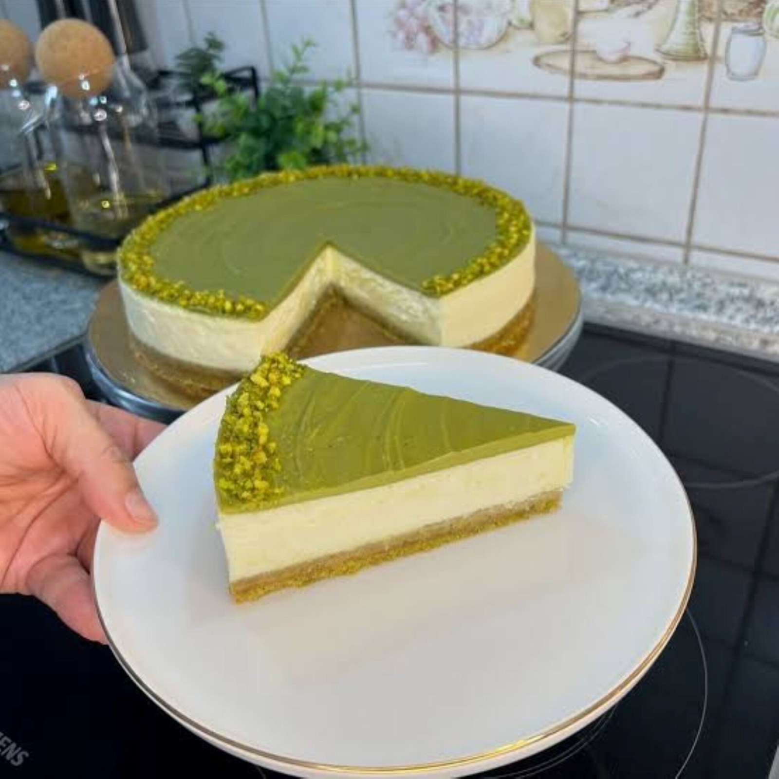 Fıstıklı Cheesecake
