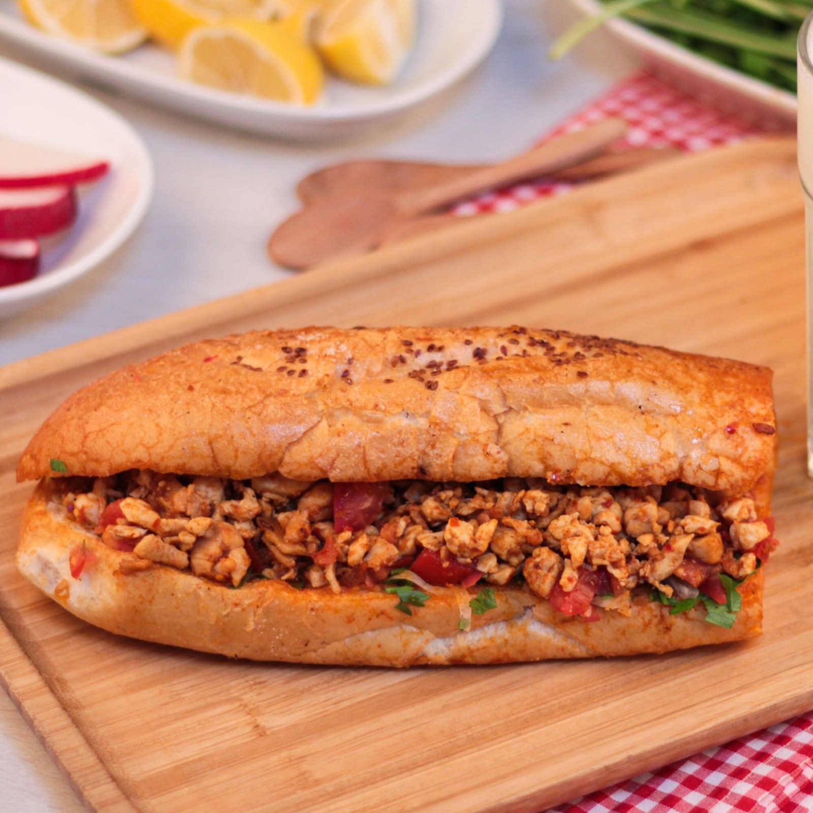 Somun Ekmek Tavuk Tantuni (1.5 Porsiyon)