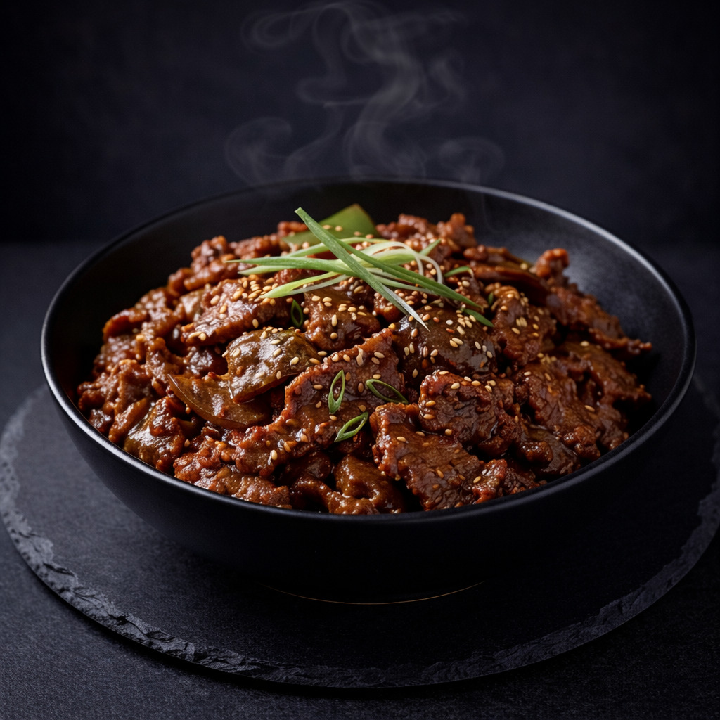 Dana Eti/Beef with Green Chili