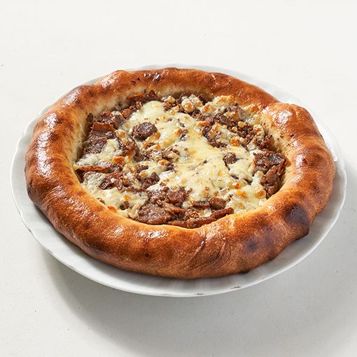 Kavurmalı Kaşarlı Pide (Yuvarlak)