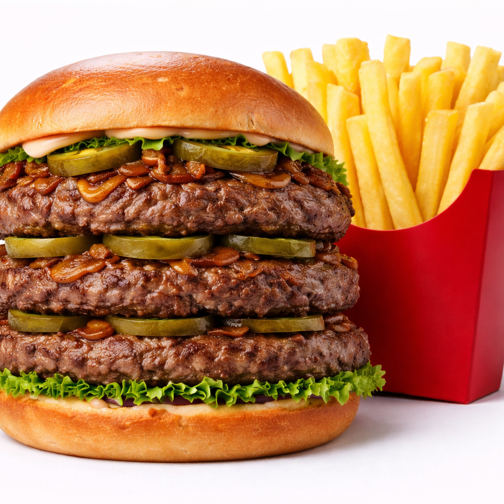 Triple Hamburger
