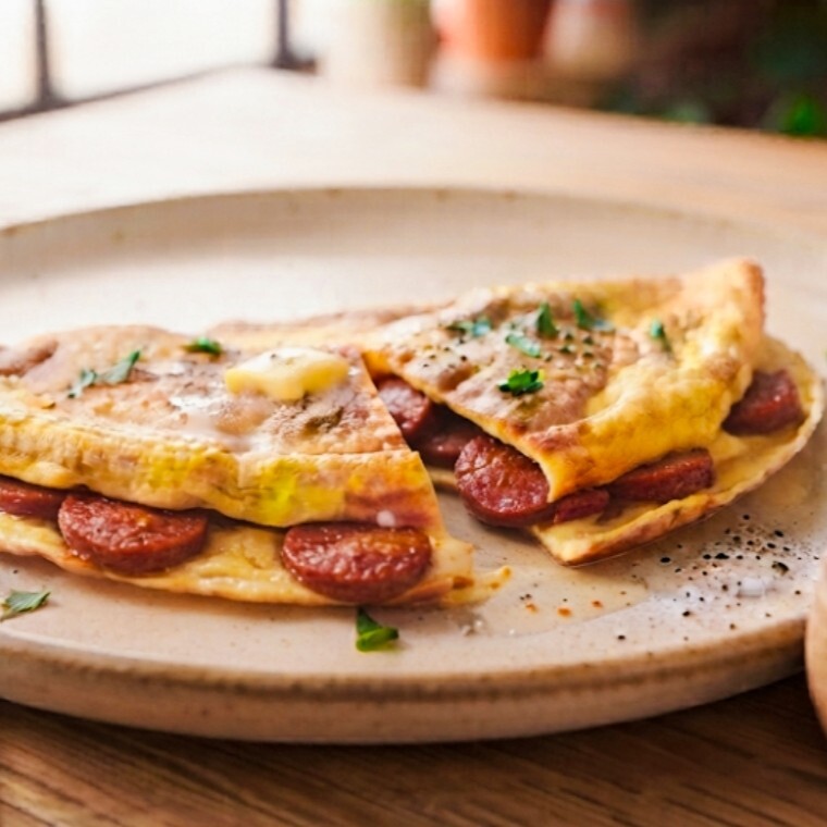 Sucuklu Omlet