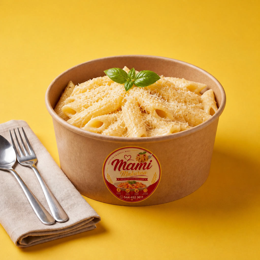 Parmesan Soslu Makarna