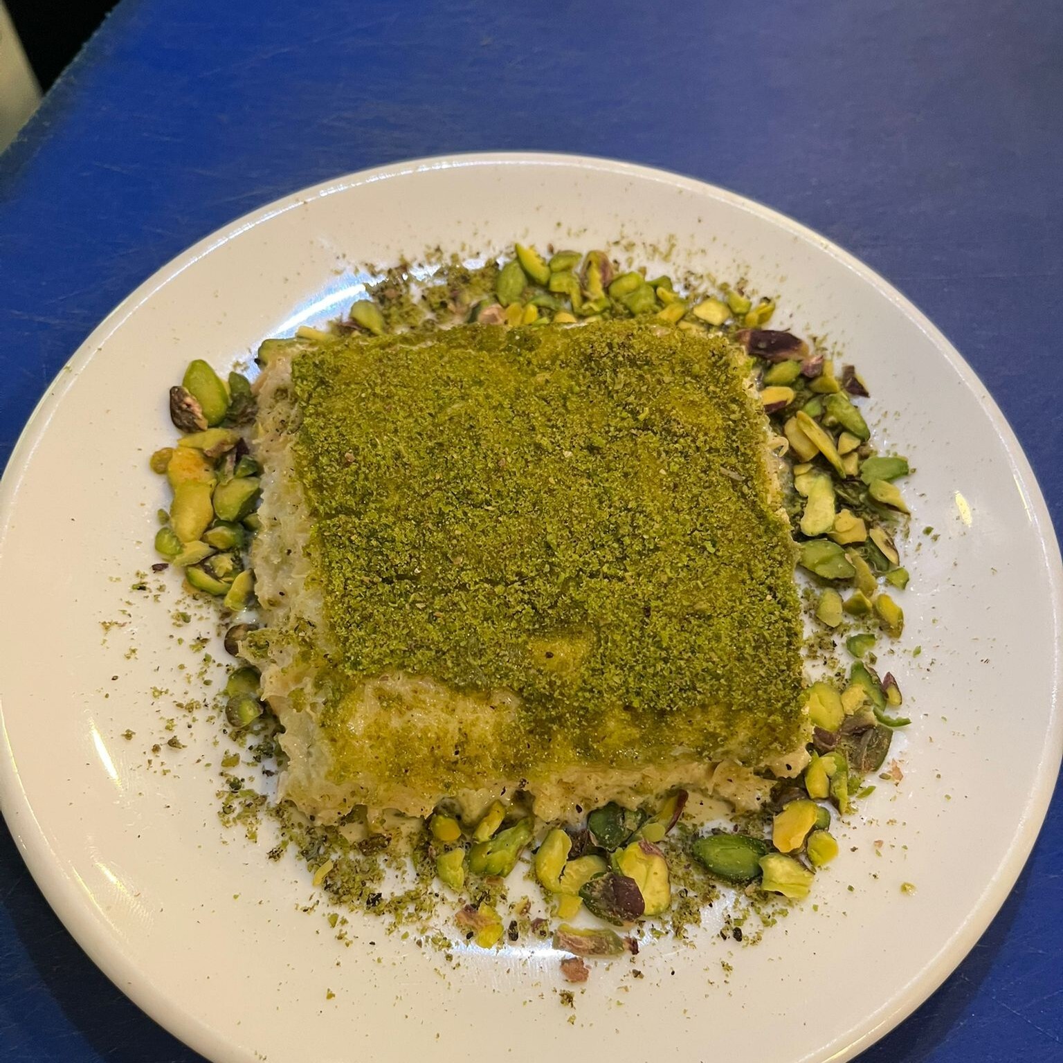 Fıstıklı Sütlü Kadayıf
