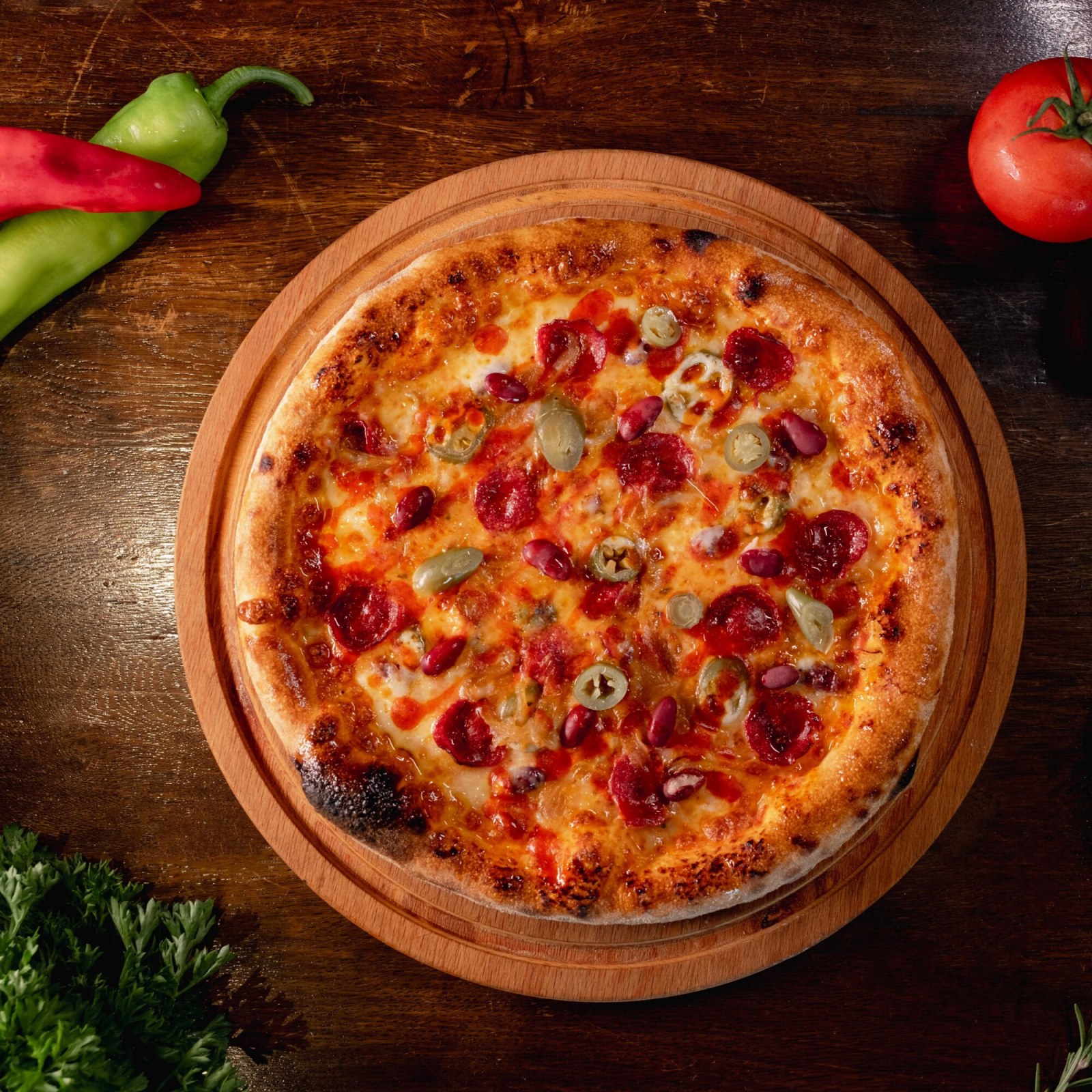 Meksika Soslu Pizza