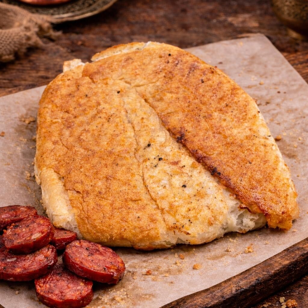 Sucuklu Tost (Yarım Ekmekte)