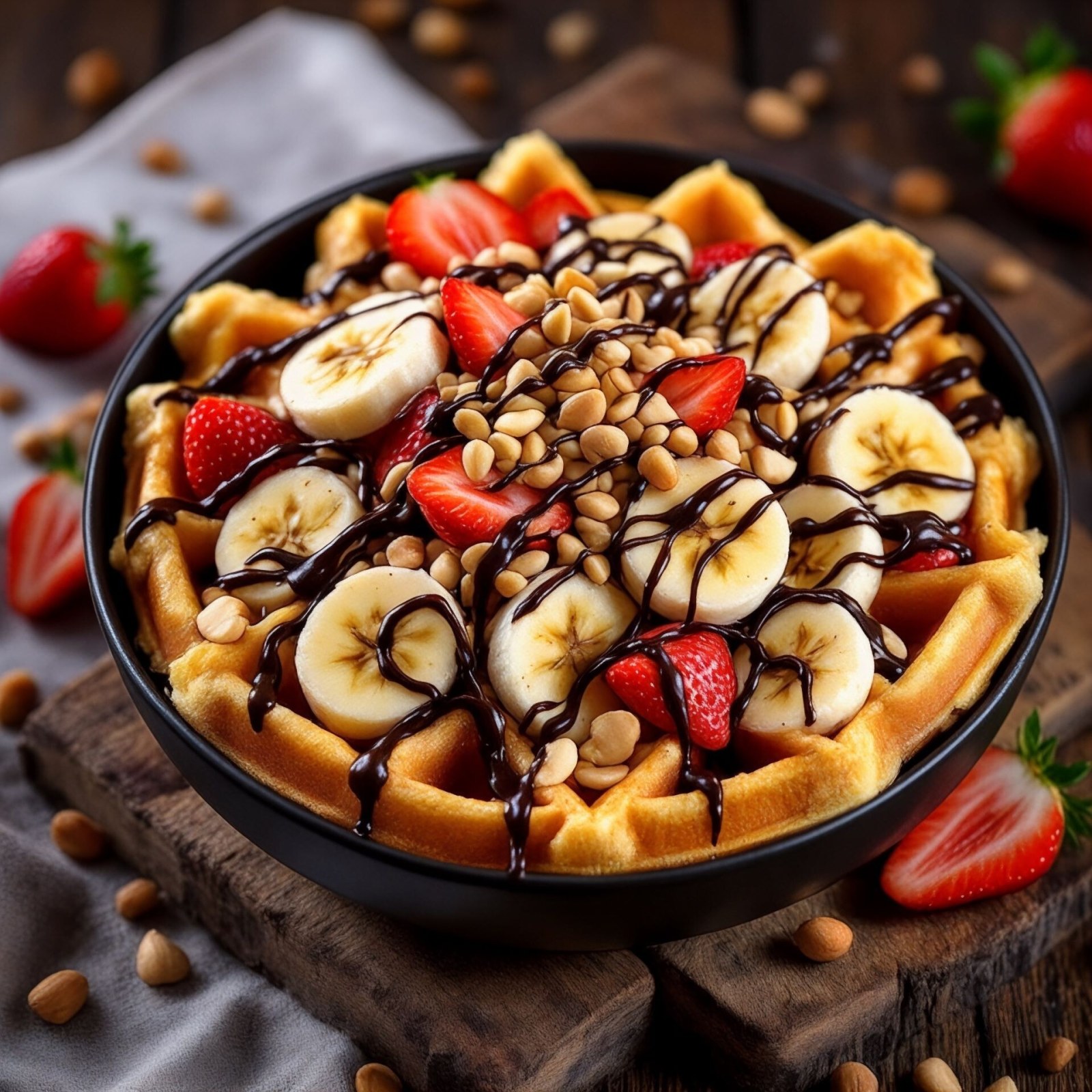 Waffle Kendi Tabağını Tasarla (Bowl)