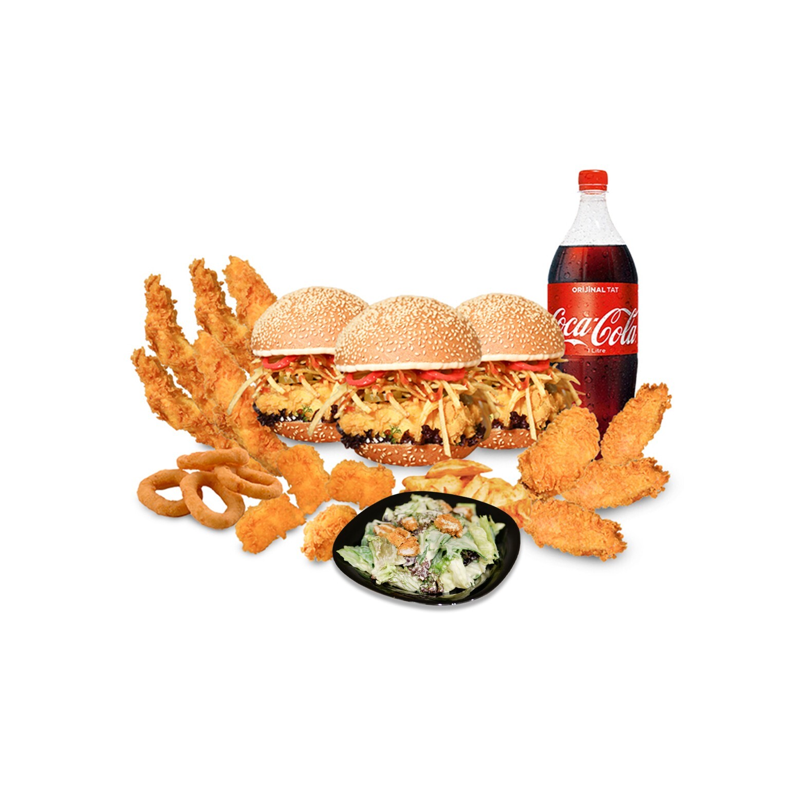 Fry Box Wonderful Crispy (3 Kişilik Menü)
