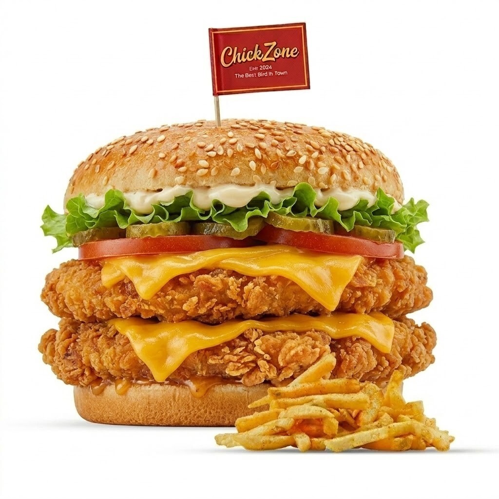Double Chicken XL Burger