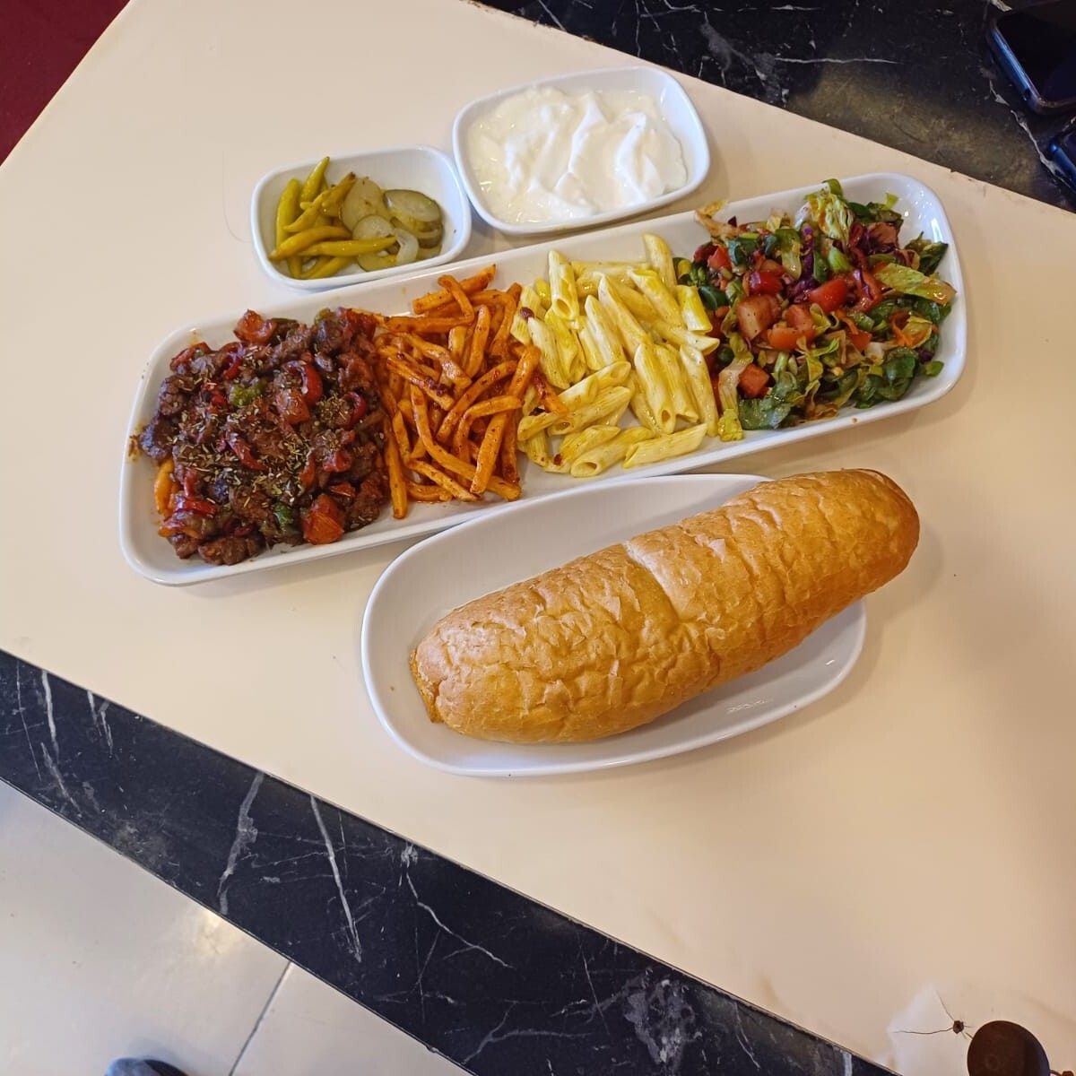 Fajita Kremalı Tavuk ( soganlı )