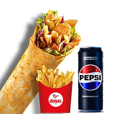 Donas Tavuk Döner Dürüm Menü 2