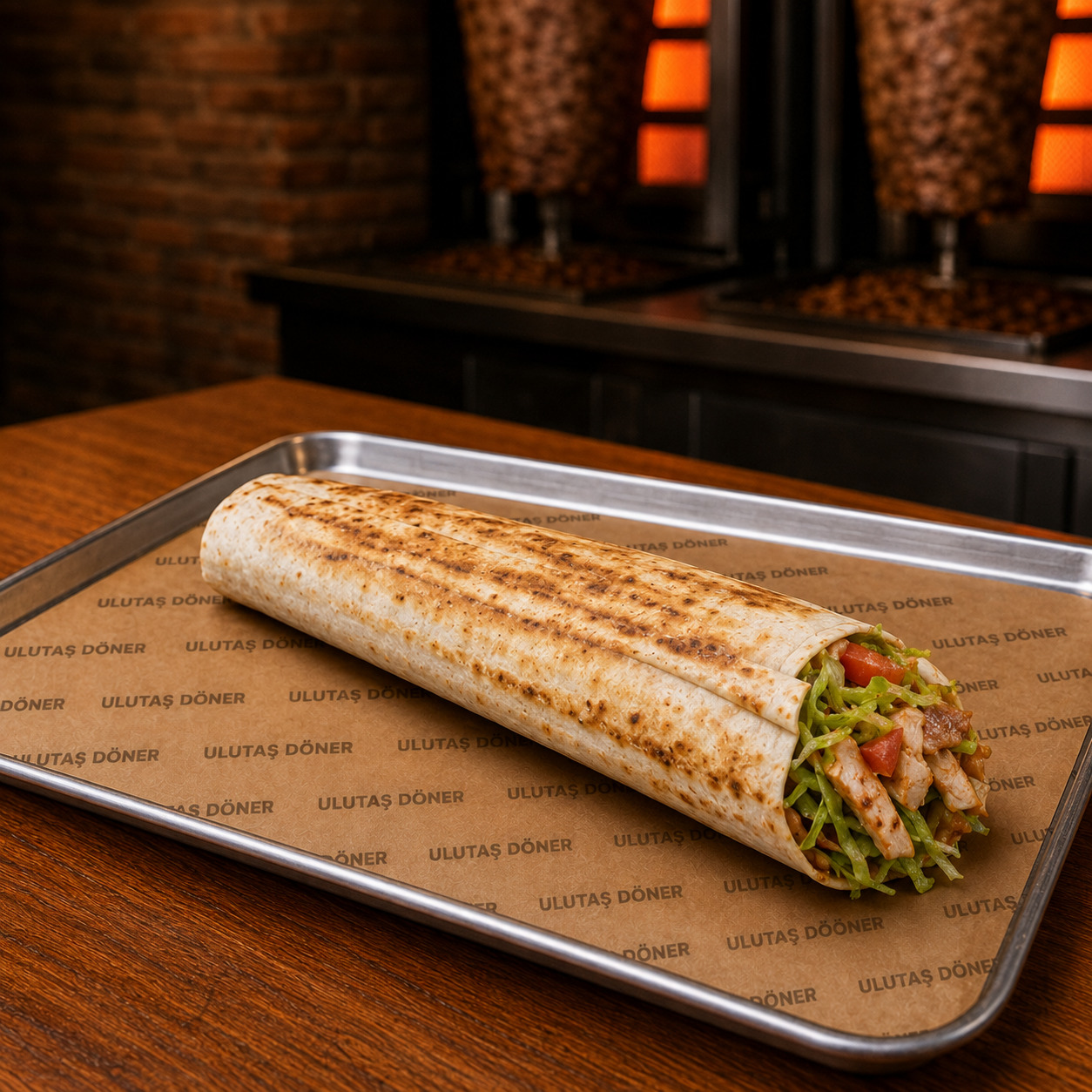 Eski Usül Tavuk Döner Dürüm