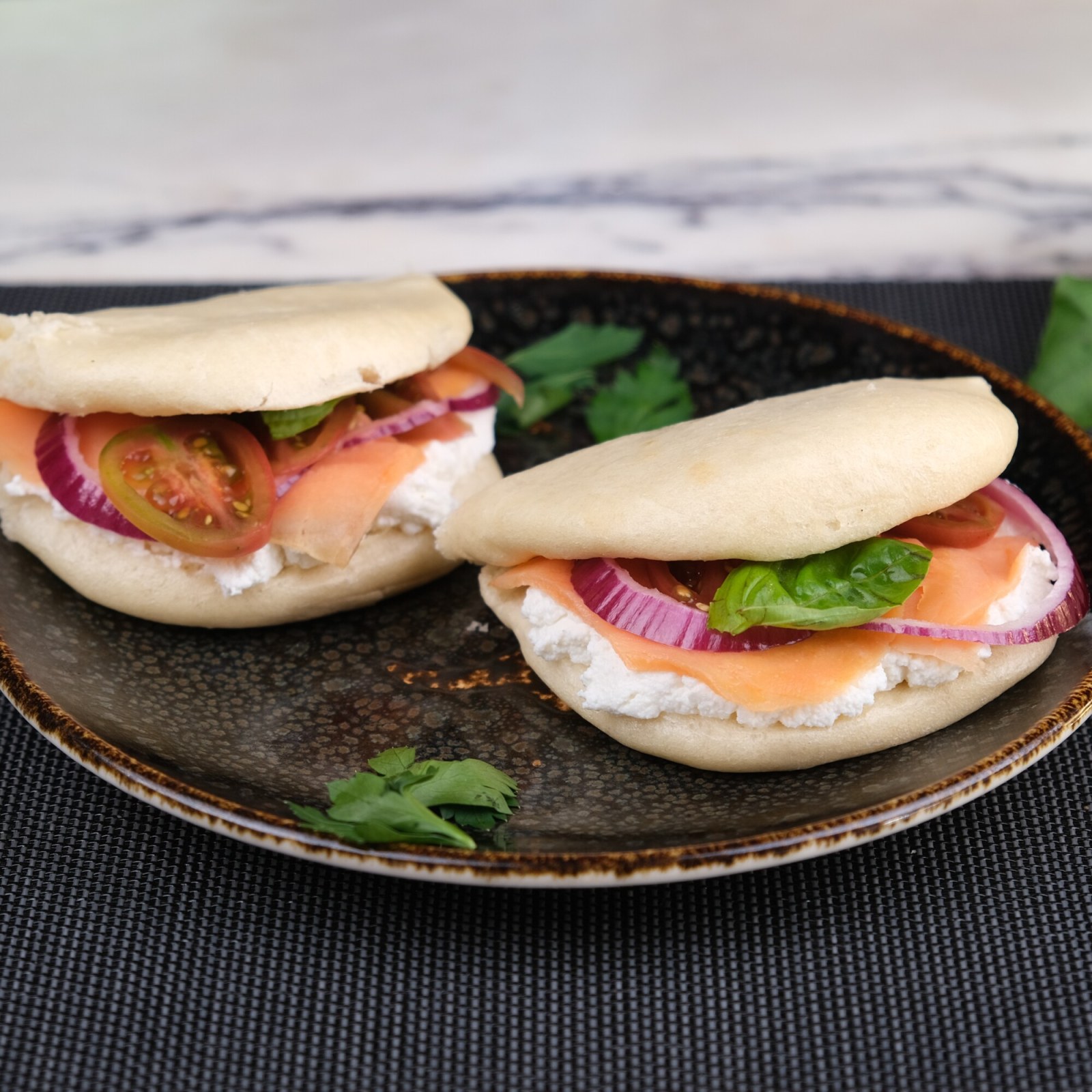 Smoked Salmon Bun