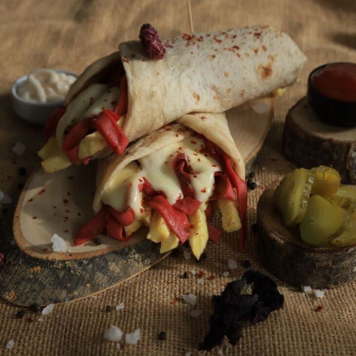 Cajun Soslu Patso Dürüm