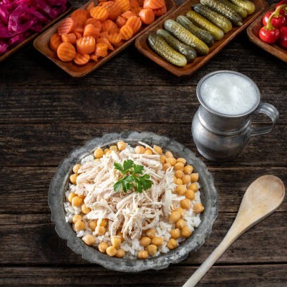Tavuklu Nohutlu Pilav ( Büyük )