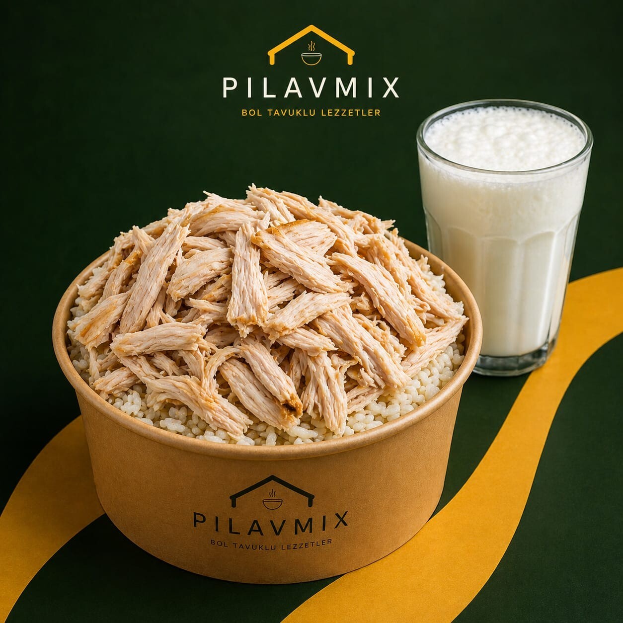 Tavuklu Pilav +Ayran