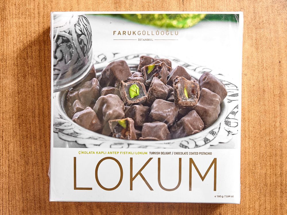 Çikolata Kaplı Antep Fıstıklı Lokum (160 g)