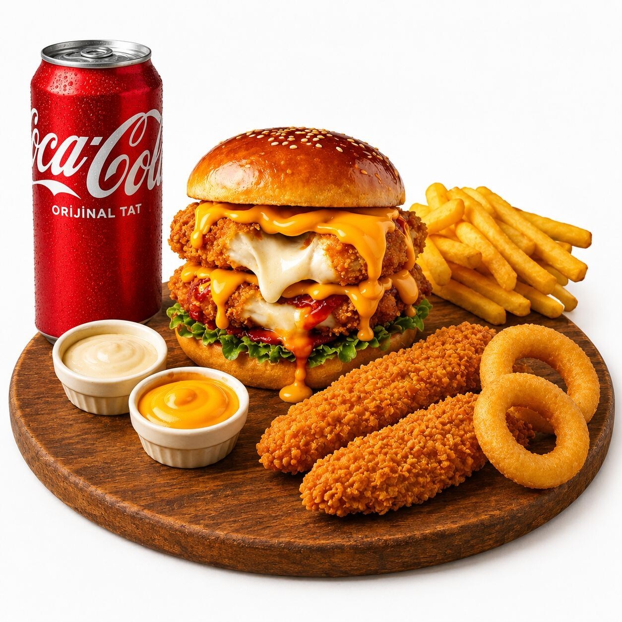 Cheese Crispy Burger Mix