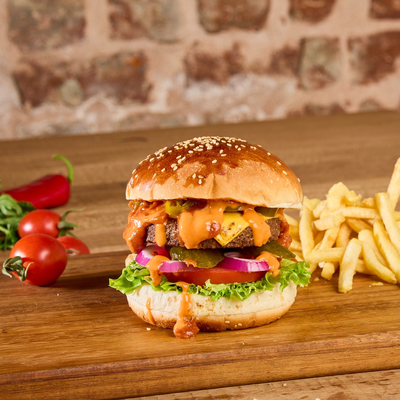 Vejetaryen Mariachi Burger