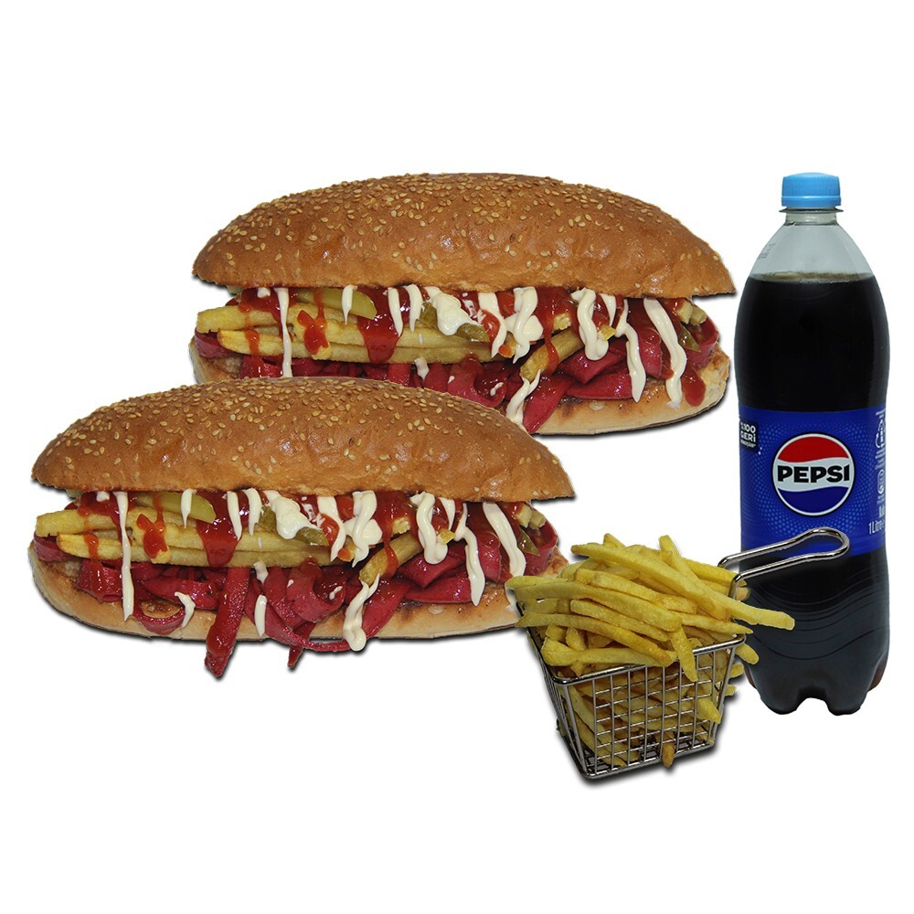 2'li Sosisli Patso Sandviç Menü