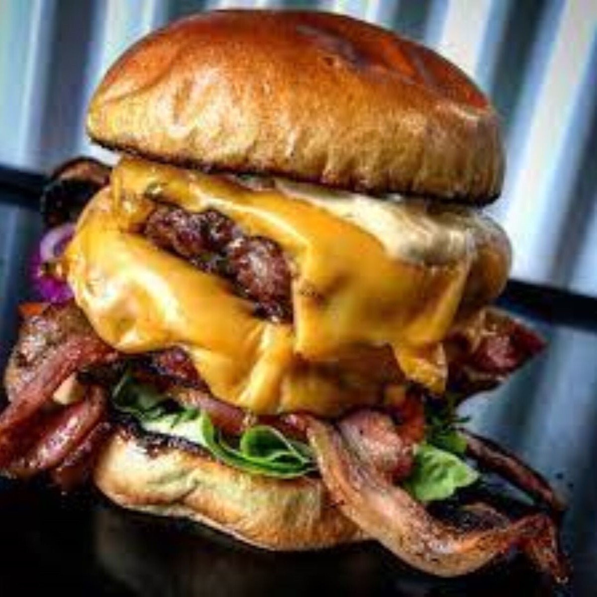 Chit Chat Bacon Cheese Burger&Patates kızartma