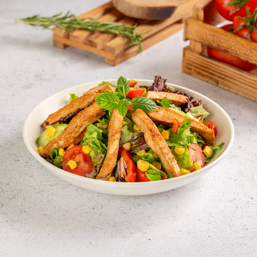 Soya Soslu Tavuk Salata