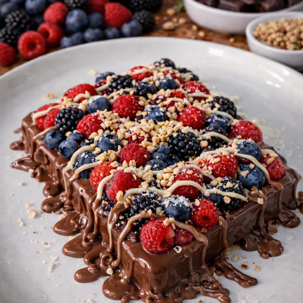 Orman Meyveli Waffle