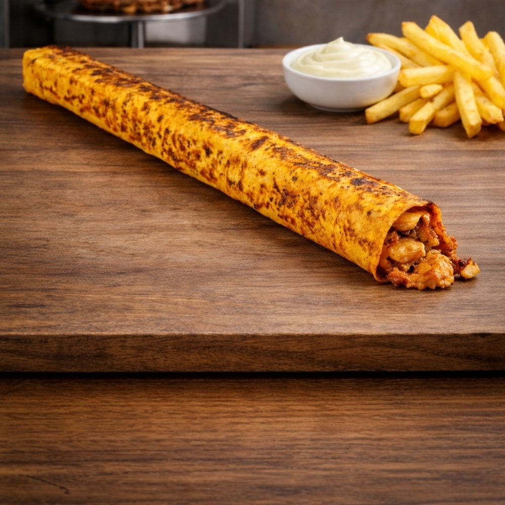 Hatay Usulü Tavuk Döner Dürüm