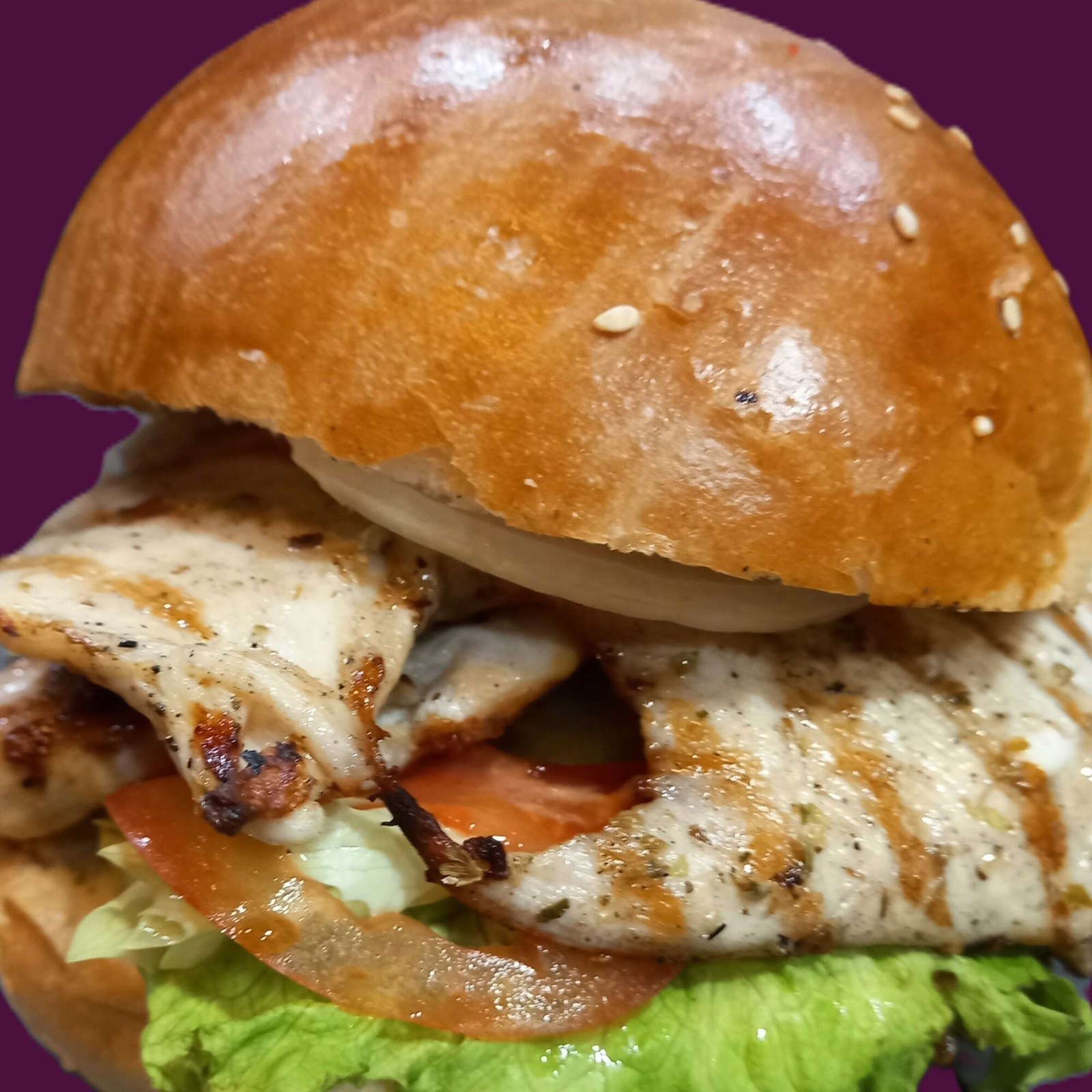 Chicken BBQ Burger&Patates kızartması