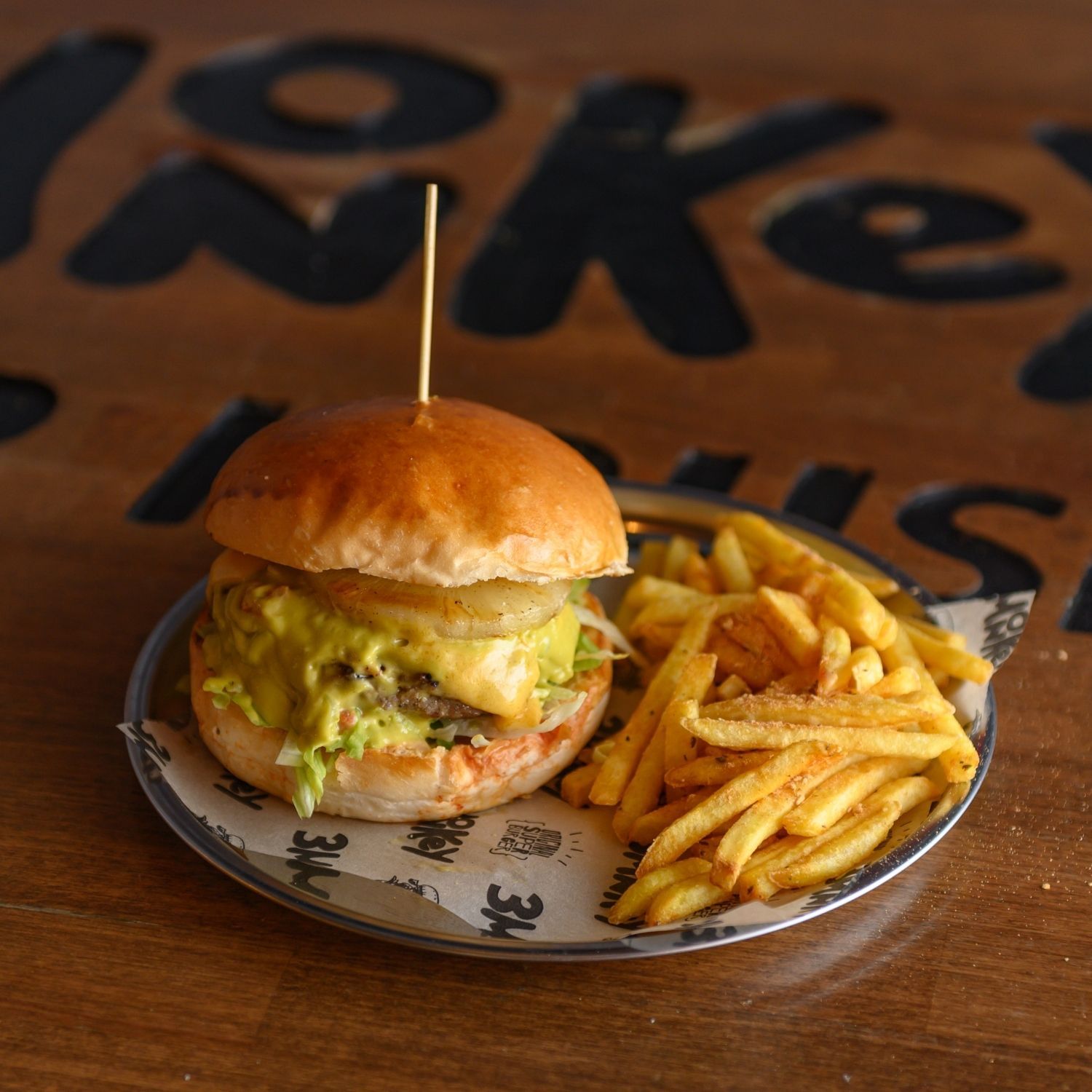 Monkeys Hawaii Burger