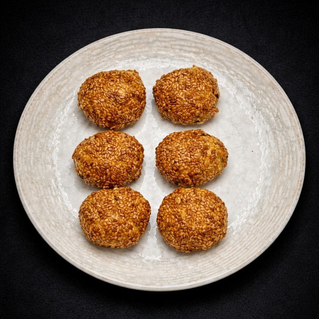 Susamlı Top Tuzlu Kurabiye (750 gr.)