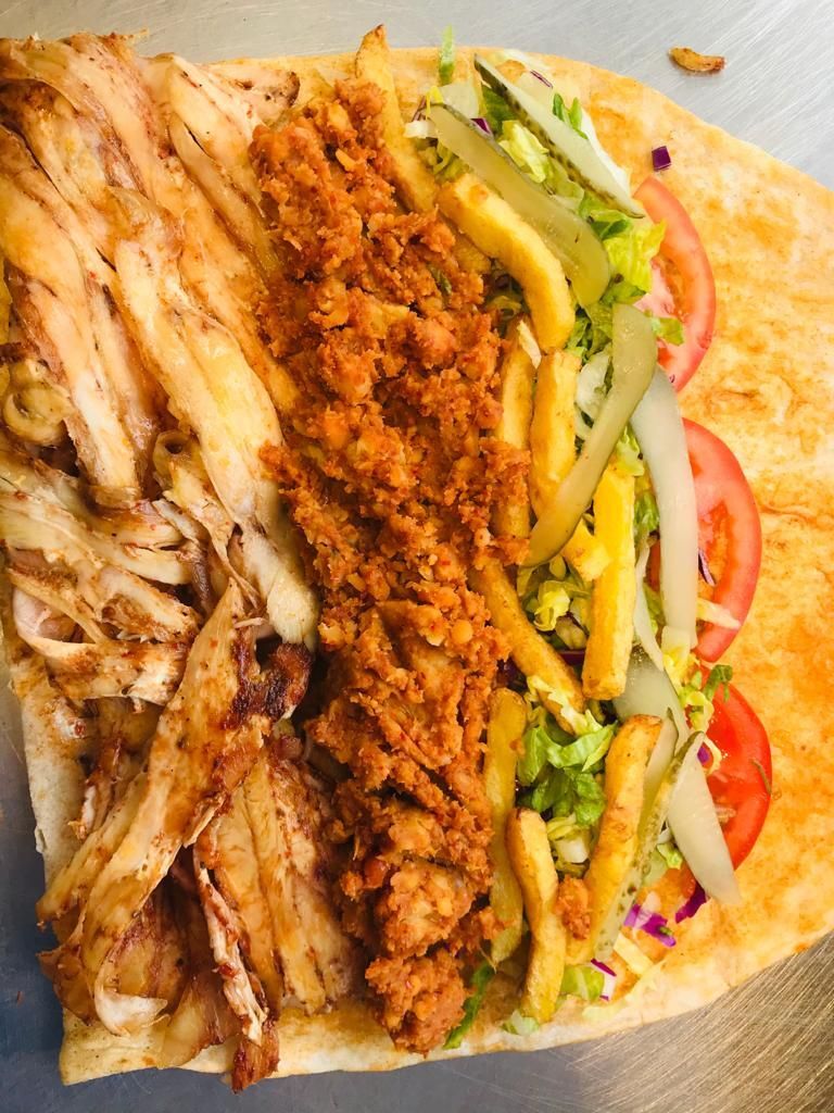 Atom lavaşta nohut döner patates sos