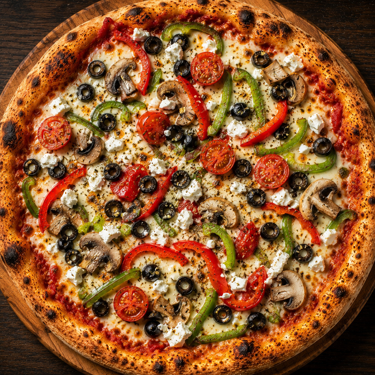 Akdeniz Lezzeti Pizza (25 cm.)
