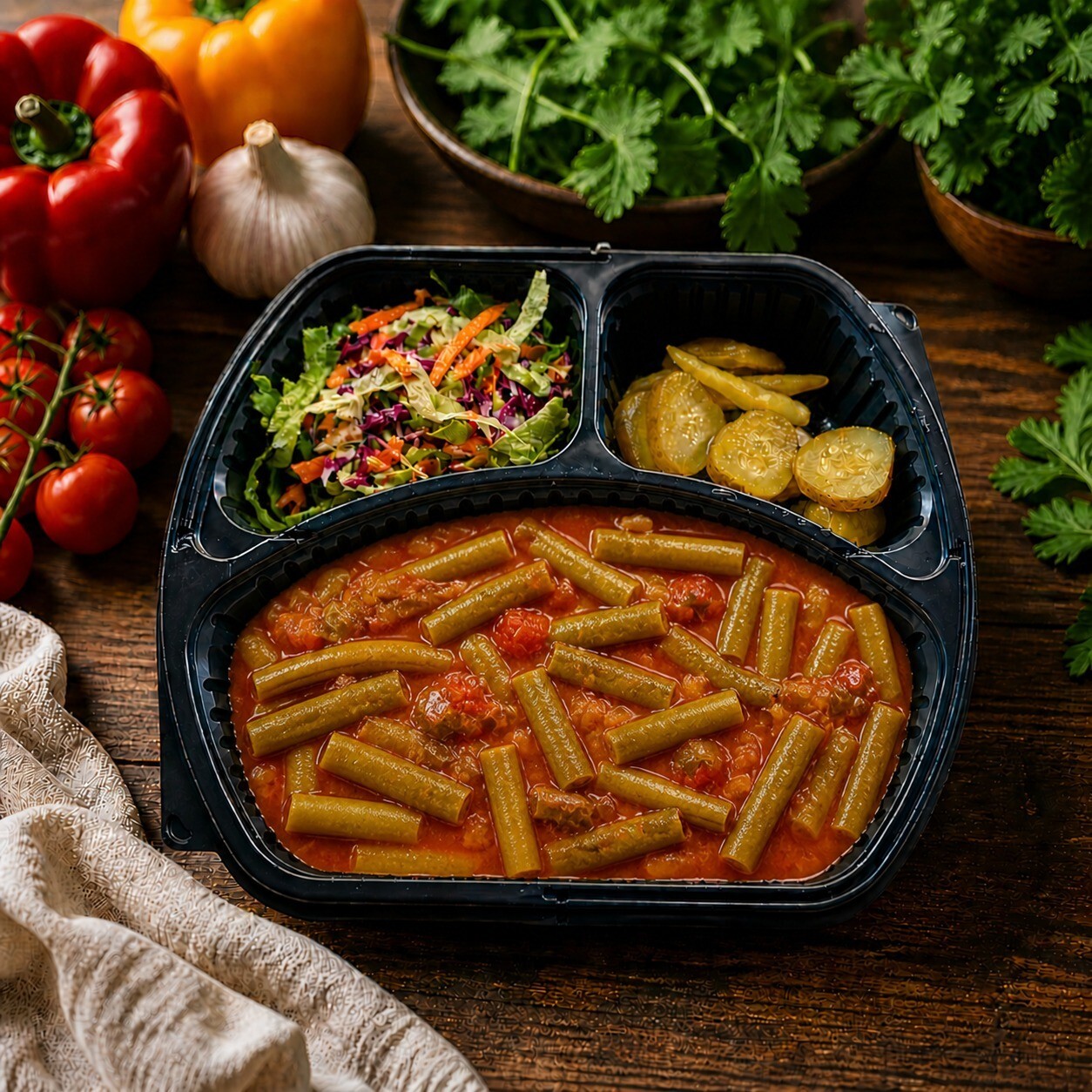 Taze Fasulye + Pilav Menü