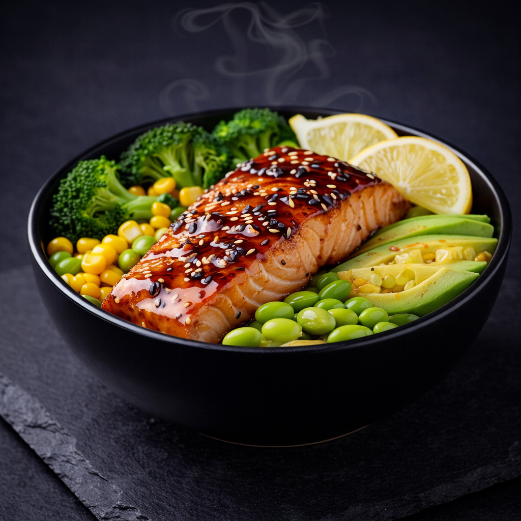 Teriyaki Soslu Somon