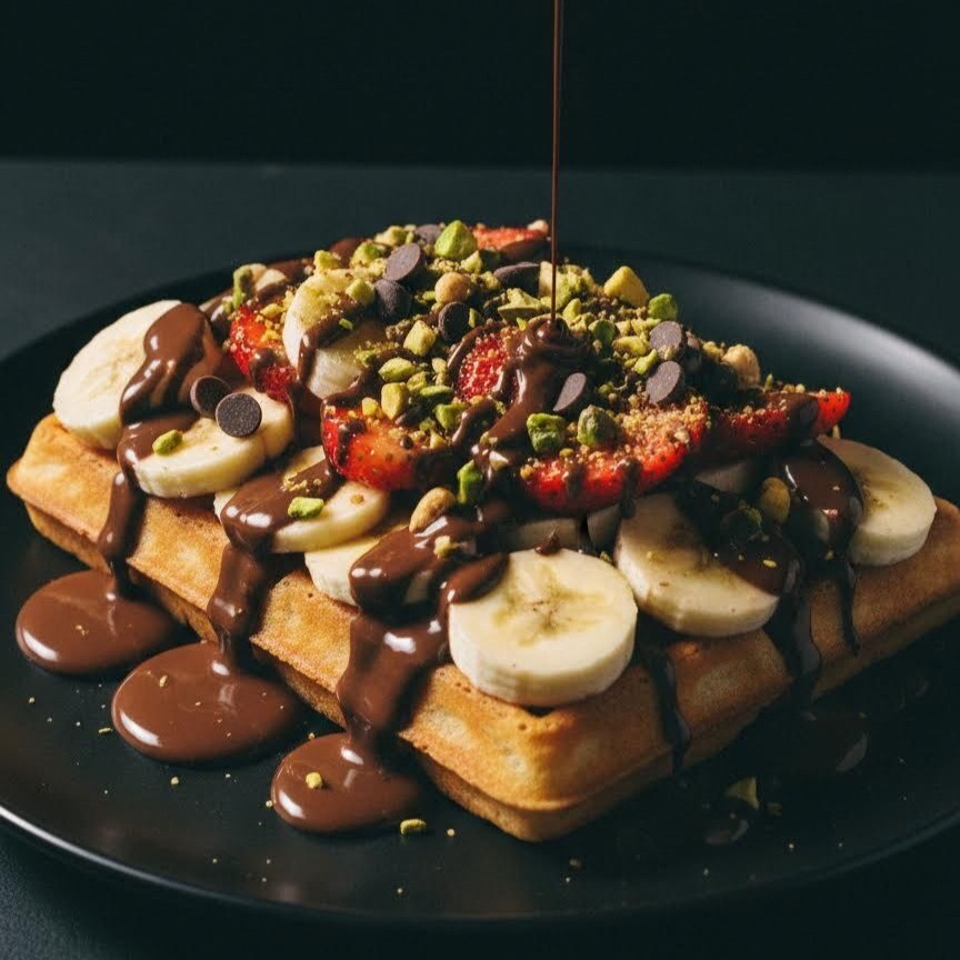 Sütlü Çikolata Waffle
