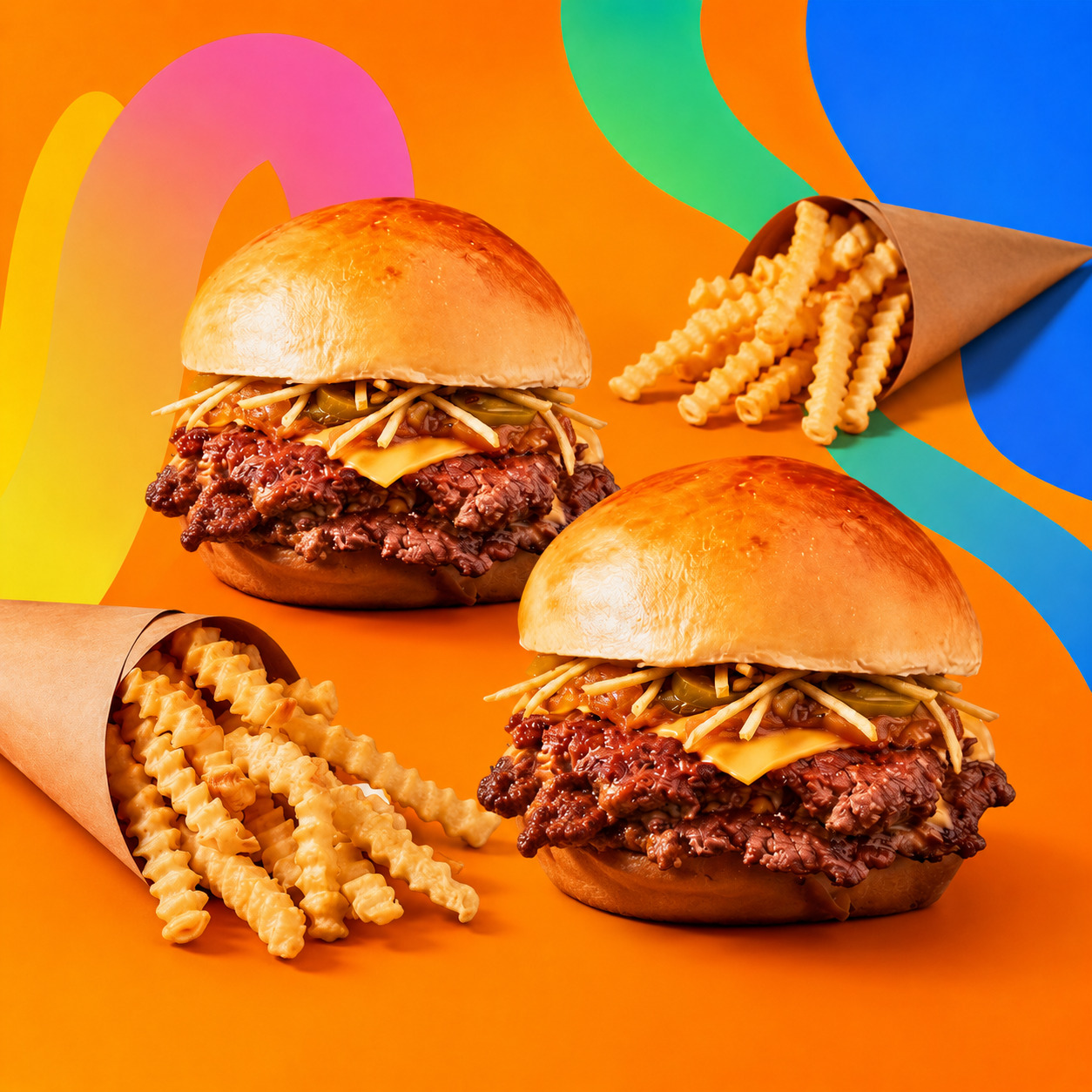 2 x Chipotle Smash Burger & Tırtıklı Patates