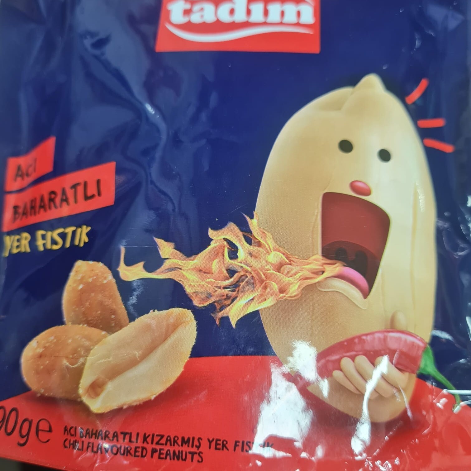 Tadım 90 gr Acı Baharatlı Yerfıstığı