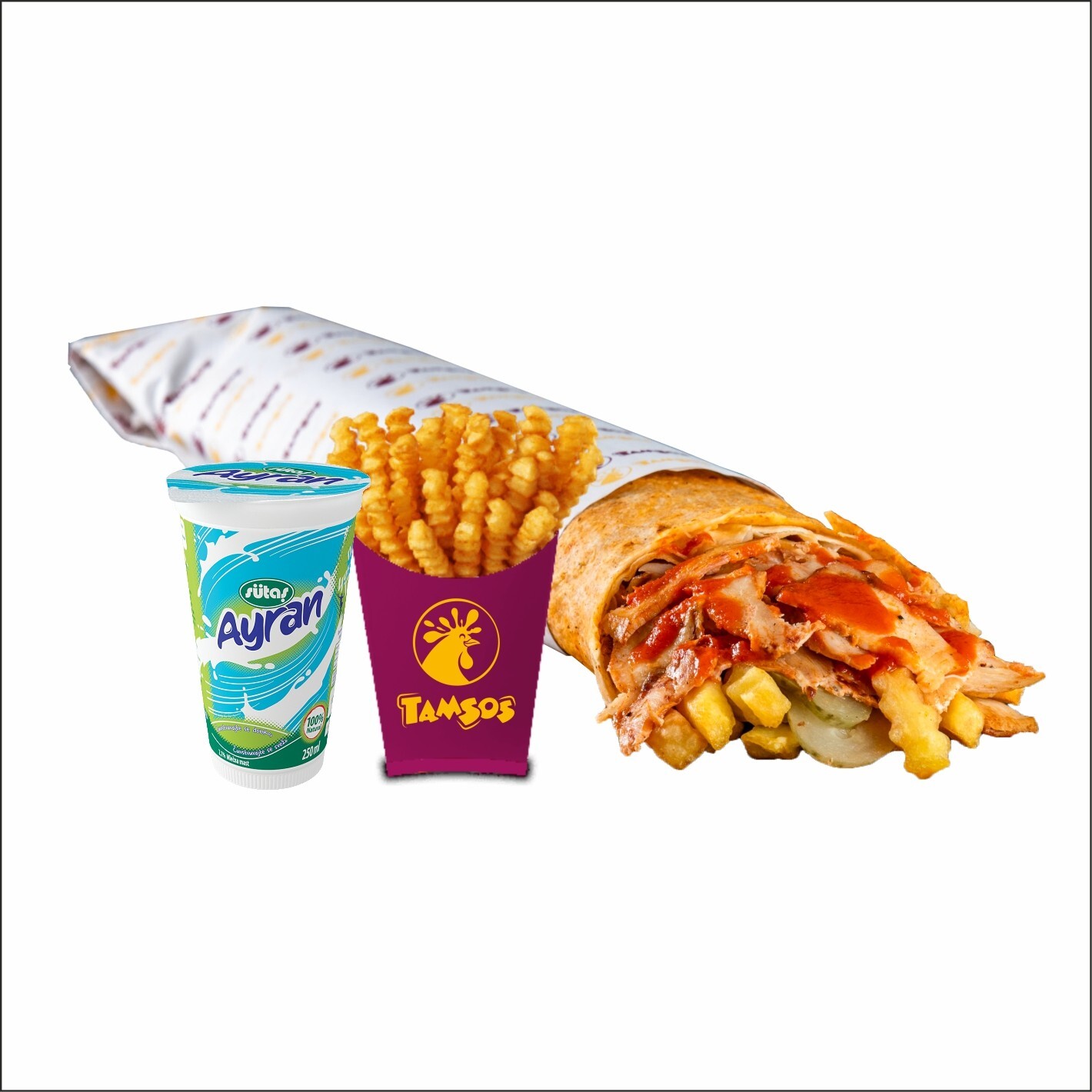 Maxi Tavuk Döner Dürüm Menü