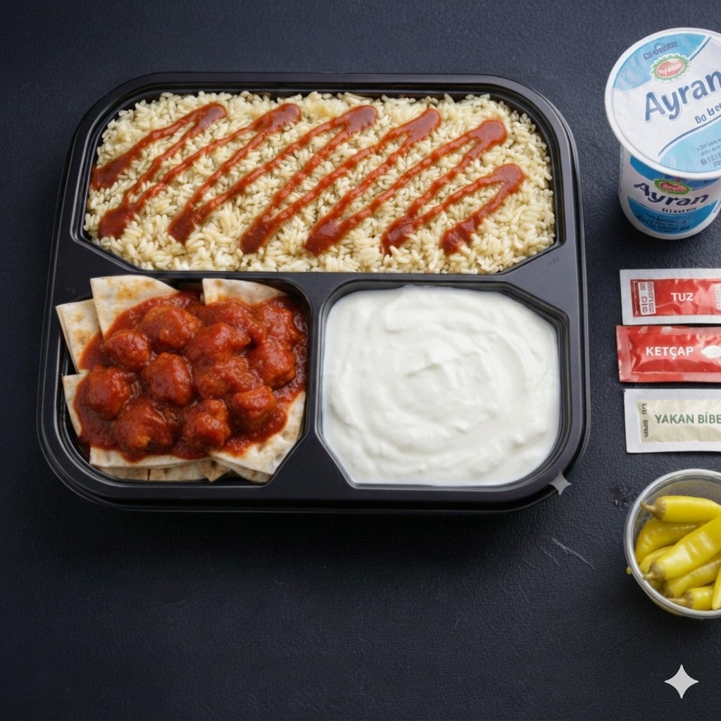 Barbekü Soslu Soteli Pilav (Lavaşlı Seri)