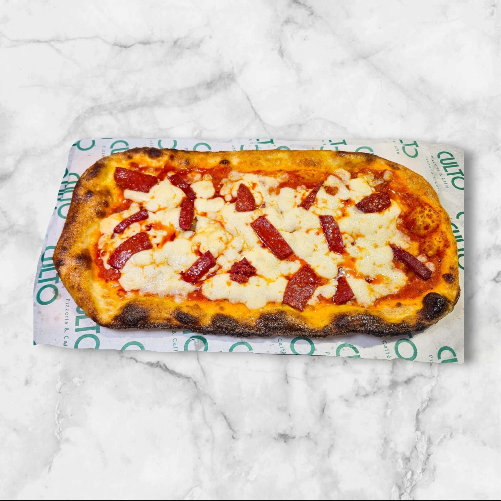 Pepperoni Flambe Pizza