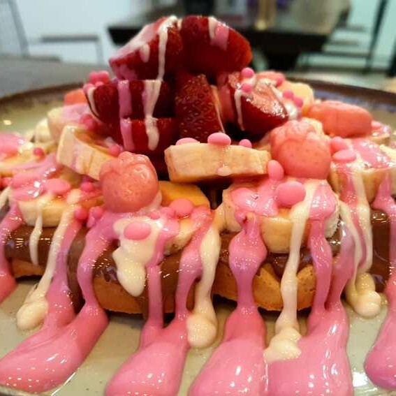 Pink BOWL Waffle