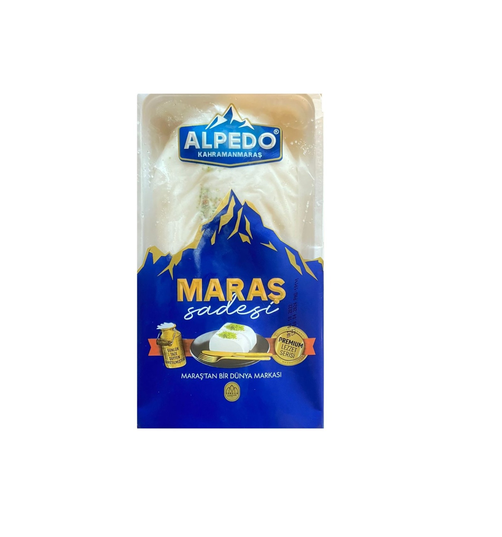 Alpedo Sade Dondurma (500 gr.)