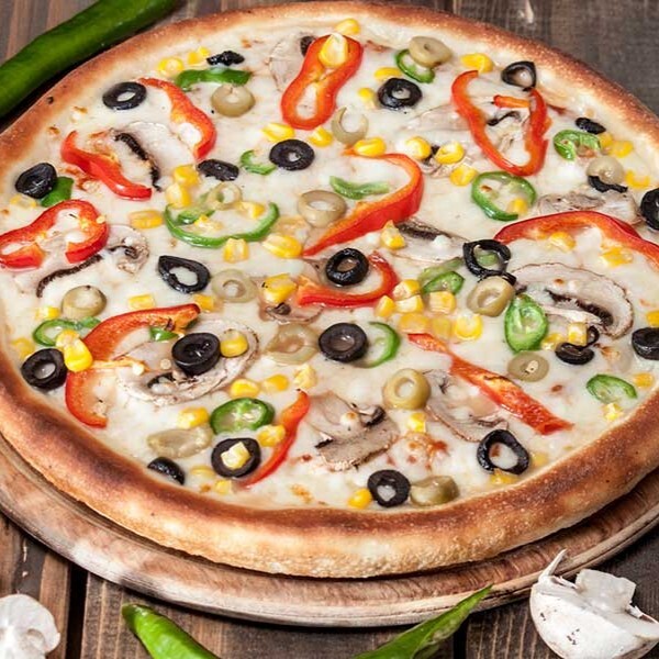 Vejetaryen Pizza 2-3 kişilik (Büyük Boy 40 CM )